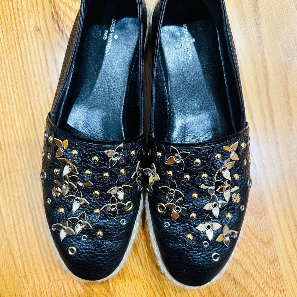 Louis Vuitton Tropical Bloom Flat Espadrill - 39.5